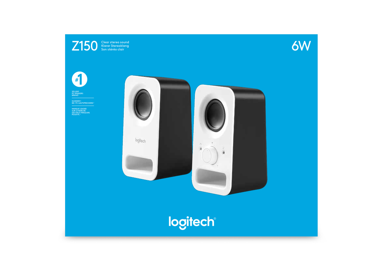Logitech Z120 Haut-parleurs stéréo 1.2 Watts USB (980-000513)